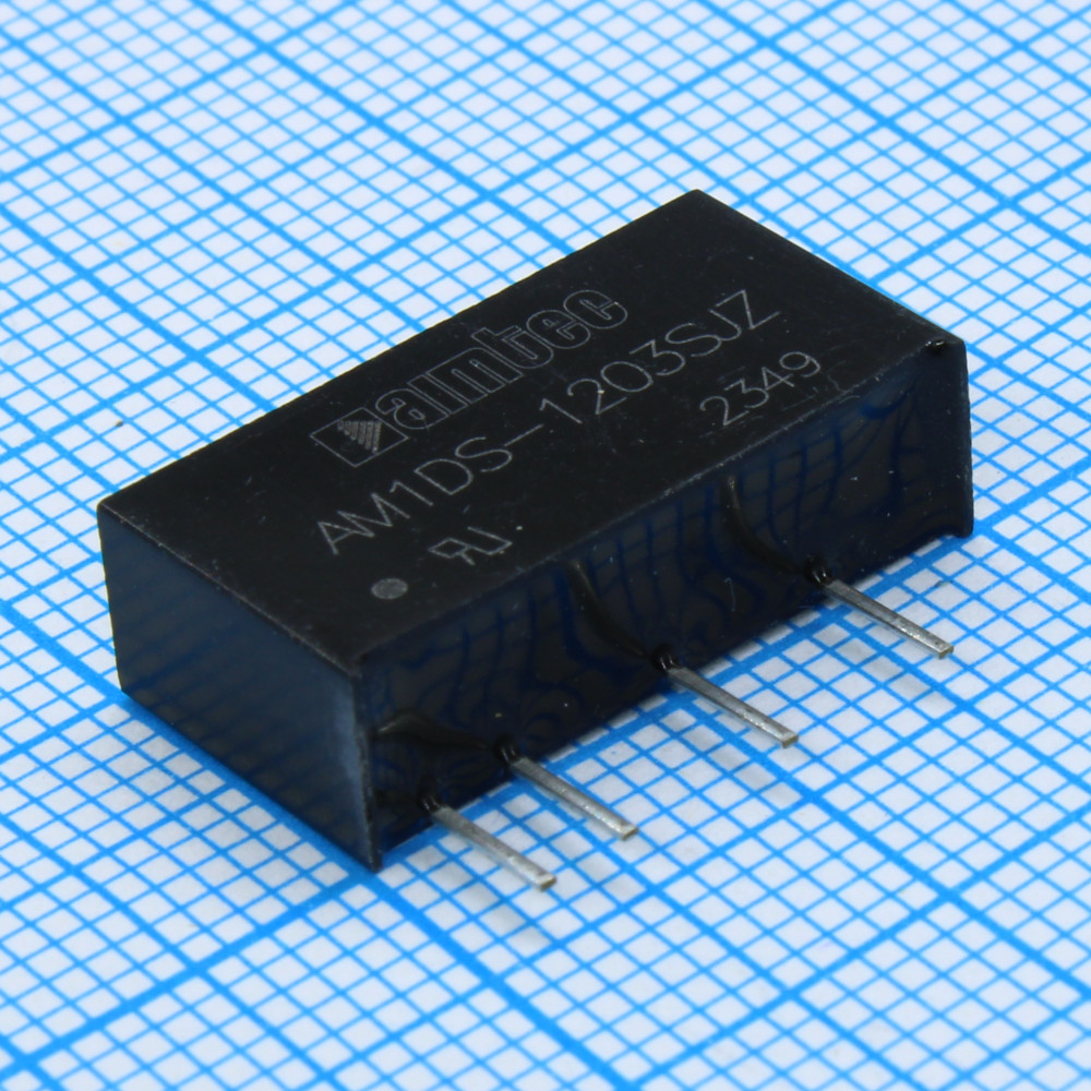 Изображение товара DC/DC преобразователь Aimtec AM1DS-1203SJZ 1Вт 3.3В 1500V изоляция