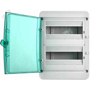 Корпус пластиковый КМПн-24 IP65 зел. прозр. дверь TEKFOR TF5-KP72-N-24-65-K03-K06