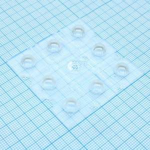 C15184_STRADELLA-8-HB-M, Групповая квадратная линза 60°, 50х50мм для 8 LED размером до 5050