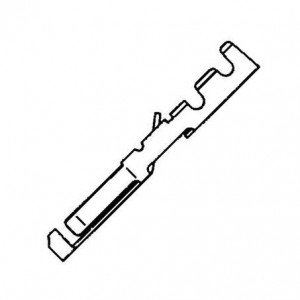 HR12-SC-111, Стандартные цилиндрические контакты FEMALE CONTACT GOLD LOOSE