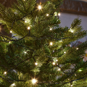 Гирлянда светодиодная ULD-S1000-100/DGA WARM WHITE IP20 10м 100 LED тепл. бел. свет. провод зел. Uniel UL-00008407