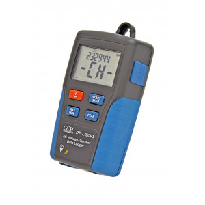 DT-175CV1 Регистратор тока и напряжения, Регистратор тока 10-200А (50-60Гц) ±2%±1А, напряжения 10-600В (40Гц-1кГц) ±2%±1В, 3 режима измерения и записи, период измерения: от 1сек. до 24 часов, память 100096 ячеек, USB, ПО