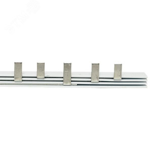 Шина соединительная типа PIN для 3-ф нагр. 100А 36х27мм pin-03-100m