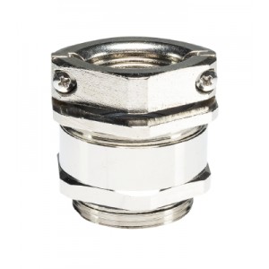 Кабельный ввод Z5.507.6021.0, Кабельный ввод, M25х1,5, диапазон зажимаемых проводников: 9 - 20 мм, SW 34 мм, с держателем гофры, IP54, материал: латунь, покрытие: никель