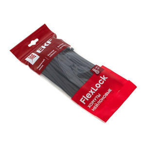 Хомут P6.6 стандартный (ч), 4.6x160 (100шт) FlexLock PROxima plc-fl-ctsb-4.6x160