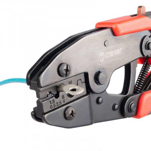 CTB-05, Инструмент для обжима неизолированных медных наконечников и гильз ТМЛ, ТМЛс, ТМЛ(DIN), ТМ, ГМЛ, ГМЛ-П, ГМЛ(о), ГМЛ(DIN), наборы СОТК сечением 0.25-10 мм2