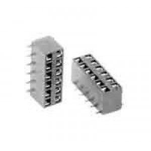 969973-5, Проводные клеммы и зажимы 2X05P RECPT VERT SMT