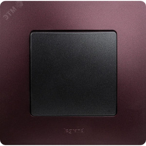 ETIKA Рамка 1 пост сливовая 672561
