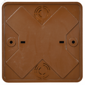 Коробка распаячная КМ для о/п 100х100х44мм дуб UKO10-100-100-044-K24-E