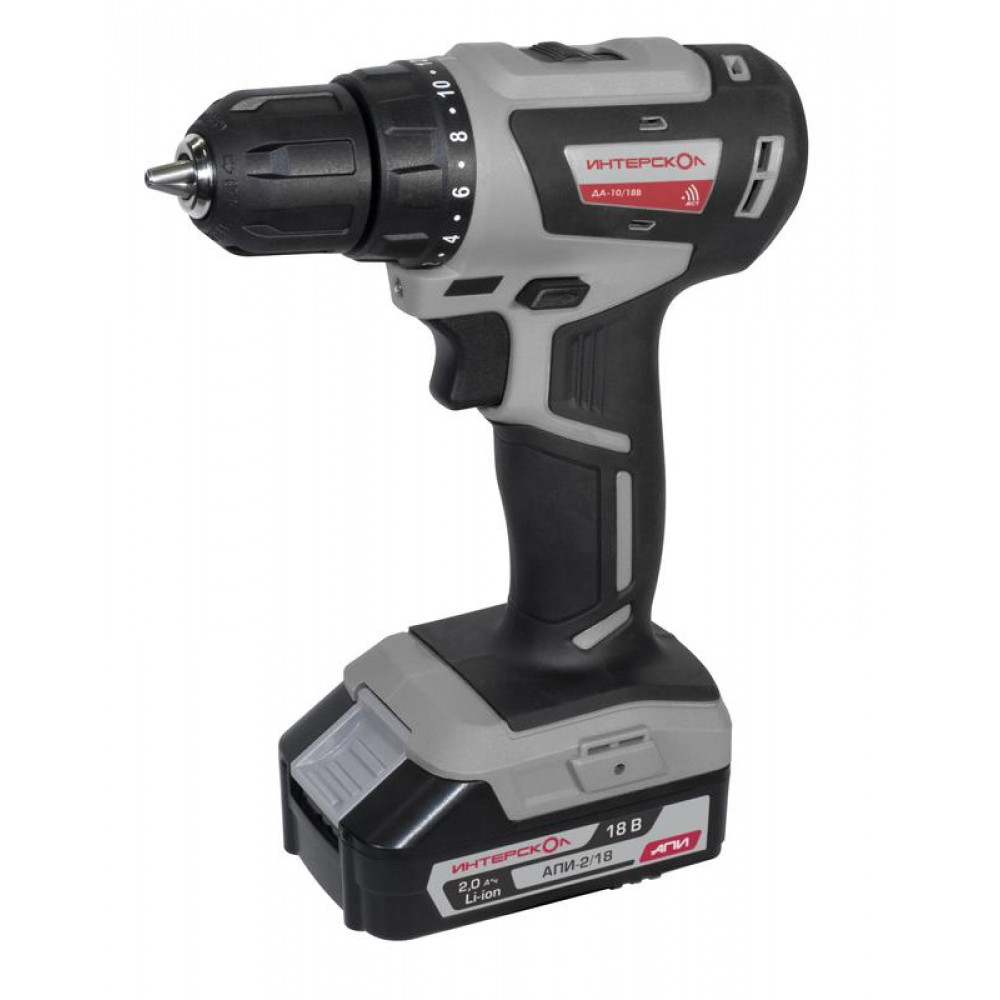 Изображение товара Аккумуляторная дрель-шуруповерт МиниМАКС ДА-10/18В бесщеточная 2 аккумулятора кейс