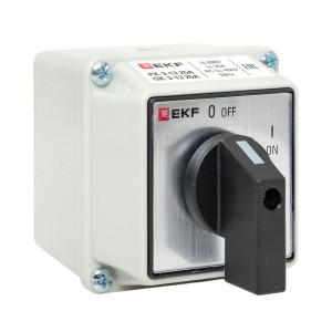 Переключатель кулачковый ПК-3-13 3П 25А "ВКЛ-ВЫКЛ" IP54 pk-3-13-25