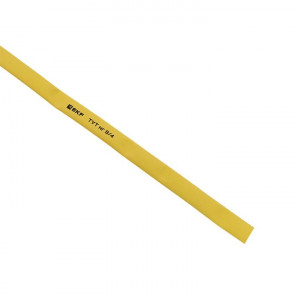 Термоусаживаемая трубка ТУТ нг 8/4 желтая рулон PROxima tut-8-y