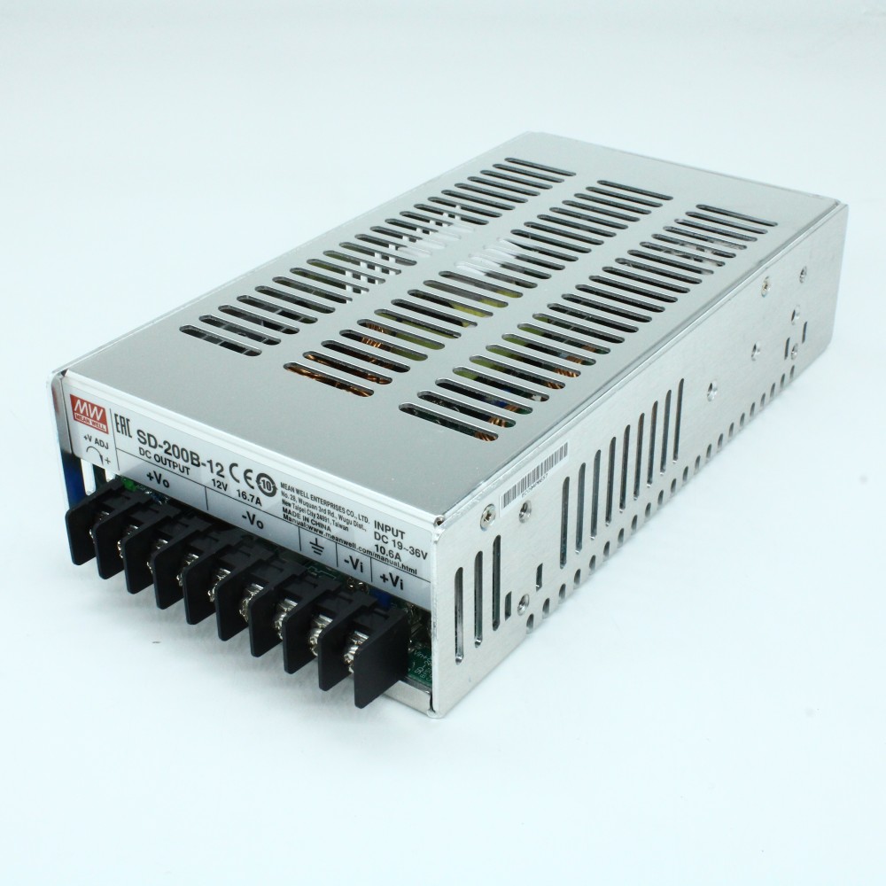 Изображение товара DC/DC преобразователь SD-200B-12 MEAN WELL с защитами, корпус в кожухе