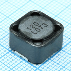CDRH127/LDNP-120MC, Силовая SMD индуктивность 120мкГн ±20% 6450мА 21.3мОм