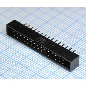 IDC2-30M, IDC разъем, вилка на плату