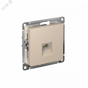 Розетка компьютерная AtlasDesign RJ45 кат.5E механизм песочн. SE ATN001283