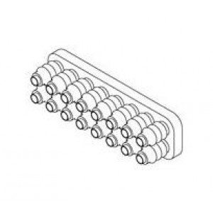 1586359-4, Штыревые и гнездовые соединители 4P GANG WIRE SEAL MINI