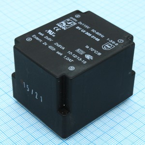 BV UI 305 0148, Трансформатор питания 16ВА 2x115В 2x9В 2x888мА