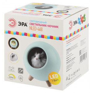 Детский ночник - светильник светодиодный NLED-468-1W-GR хомяк зеленый Б0052817