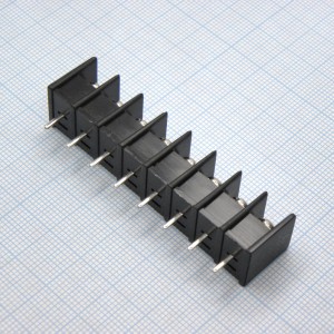 DG25C-B-08P-13-00A(H), Барьерный клеммный блок 8 контактов. Серия DG25C-B
