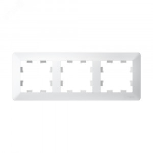 ATLASDESIGN AIR 3-постовая РАМКА, ЛОТОС/дымчатый белый ATN221303