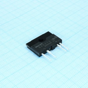 S202T01, Реле твердотельное для коммутации переменного тока 265В 2А, вход DC 20-50мА, изоляция 3кВ, нормально открытое, -25...+100°C