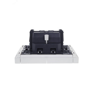 Выключатель 2-кл. СП FORTE&PIANO 10А FP205 бел. IEK FP-V20-0-10-1-K01