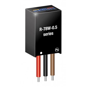 R-78W5.0-0.5, Преобразователь DC/DC на печатную плату вход 24В выход 5В 0.5A 3-Pin коробка