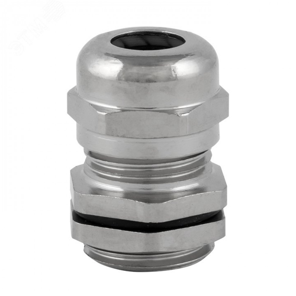 Изображение товара Кабельный металлический ввод MGM16 IP68 PROxima для диаметров 4-8 мм латунь никель