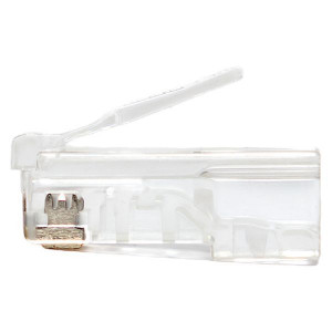 Коннектор RJ-45 TERACOM неэкранированный 8P8C Cat.5E универсальный (упак.50шт) [TRC-PLUG-5EUTP-50]