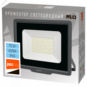 Прожектор светодиодный PFL-C3 70Вт 6500К IP65 закален. прозр. стекло 5023604A