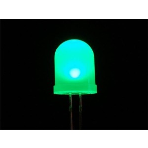 844, Принадлежности Adafruit  Diffused Green 10mm LED - 25 pack