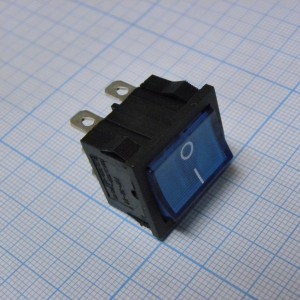 SWR-MIRS-202-4 Black/Blue, переключатель клавишный
