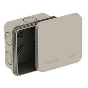 Коробка распределительная ОП 85х85х45мм двухкомпонентная 8 вводов IP65 сер. 67240