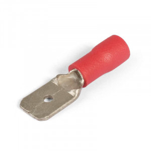 Разъем кабельный плоский изолированный -папа РПИ-П 1.5-(2.8) серия ПРОФИ, Разъем кабельный плоский изолированный «папа» с ПВХ манжетой