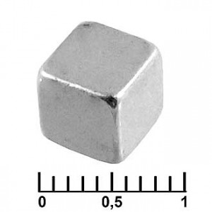 B 6.35X6.35X6.35 N35, Магнит самарий-кобальтовый класс N35 6.35х6.35х6.35 куб