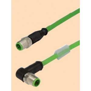 21349500477050, Кабели для датчиков / Кабели для приводов M12-D 4PIN FML RA SINGLE END 5.0M PUR