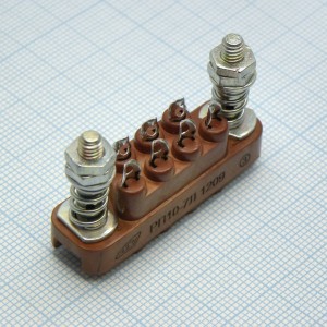 РП10-7 Л розетка, Соединитель  низкочастотный, прямоугольный, внутреннего монтажа