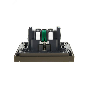 Розетка СП FORTE&PIANO FP313 16А с заземл. защ. шторки безвинт. крепл. сер. IEK FP-R14-16-1-K03