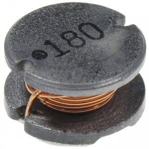 SDR1006-331KL, ЧИП-индуктивность проволочная, на ферритовом сердечнике 330мкГн ±10% 1кГц 12-добротность 520мА 1.15Ом  лента на катушке