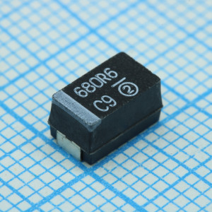 CA45-E016K227T, Конденсатор танталовый 220мкФ ±10% 16В типоразмер E