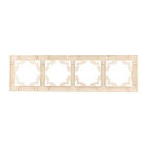Рамка 4-м Валенсия крем. PROxima EWM-G-304-20