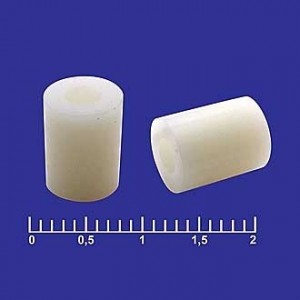 Ф7-3X9, Стойка пластиковая d внутр=3мм, L=9мм