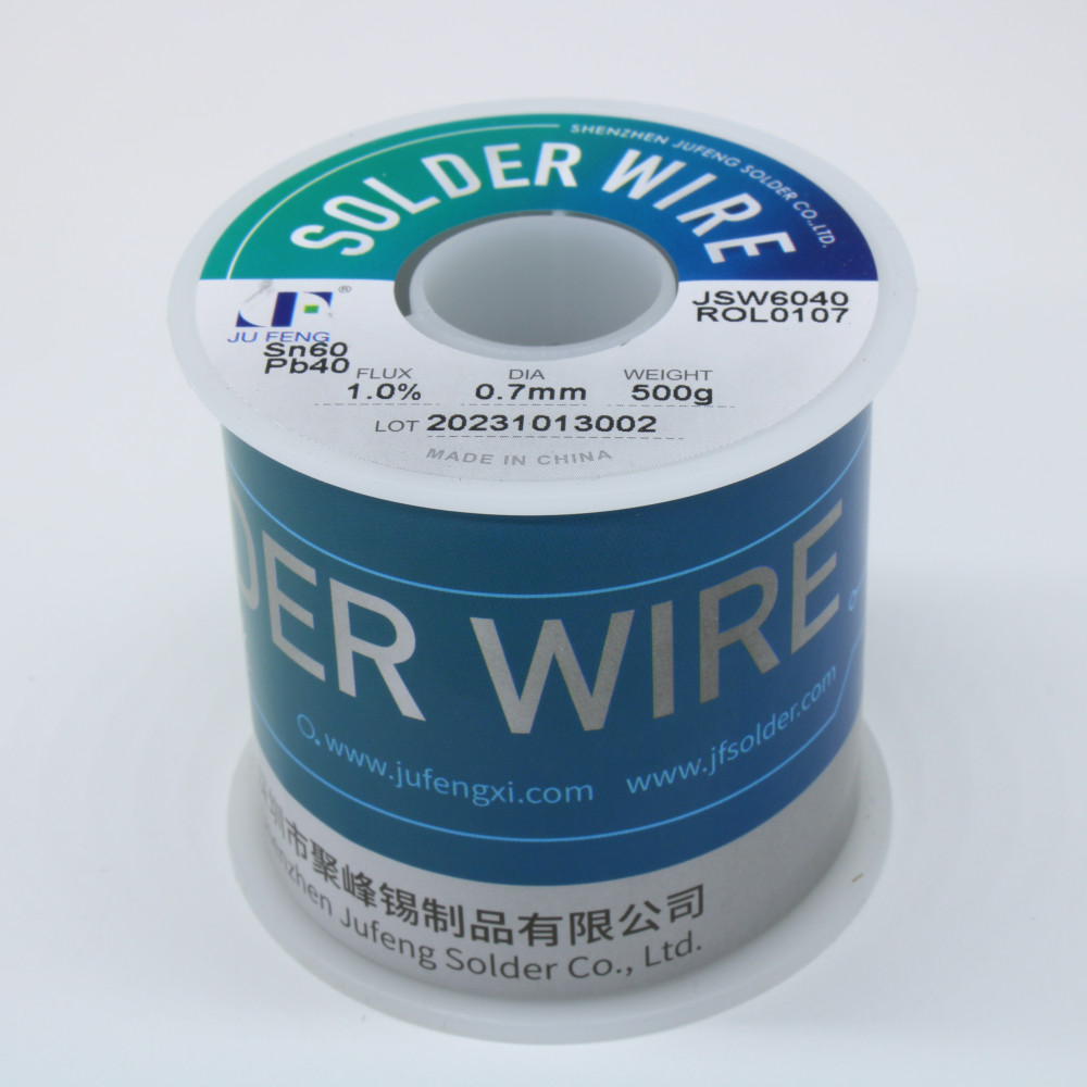 Изображение товара Припой трубчатый ПОС-60 ROL0 0,7мм 500гр безгалогенный флюс