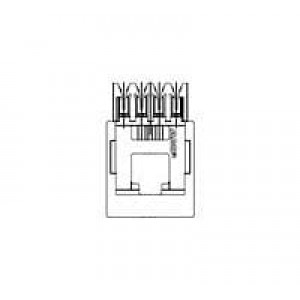 215222-4, Модульные соединители / соединители Ethernet 4P/4C.MOD.JACK ASSY