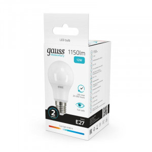 Лампа светодиодная Elementary 12Вт A60 грушевидная 4100К нейтр. бел. E27 1150лм 23222