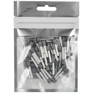 Наконечник НШВИ 4,0-18 серый (100шт/упак) IEK UGN11-004-018-100