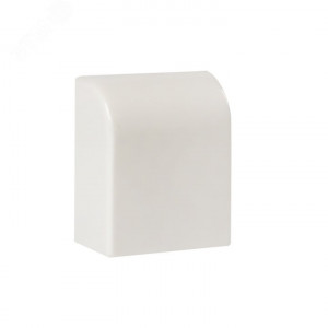 Заглушка (20х10) (4 шт) белая EKF-Plast