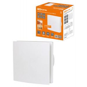 Вентилятор бытовой настенный, 150 С-Н, декоративная накладка, белый, SQ1807-2009