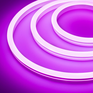 MOONLIGHT-5000S-SIDE-5060-84-24V RGB, Гибкая герметичная лента (неон серии MOONLIGHT), сечение 12?24 мм. Светодиоды SMD5060 84 шт/м. Цвет свечения RGB, угол излучения 115°. Мощность 12 Вт/м, питание 24 В. Класс пылевлагозащиты IP68. Размеры 5000?12?24 мм. Мин. отрезок 83 мм. Горизонтальный из